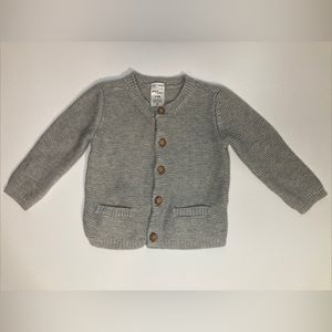 Gray Simple joys by Carter’s Sweater 3-6 Months Unisex knitted sweater